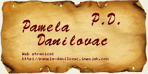 Pamela Danilovac vizit kartica